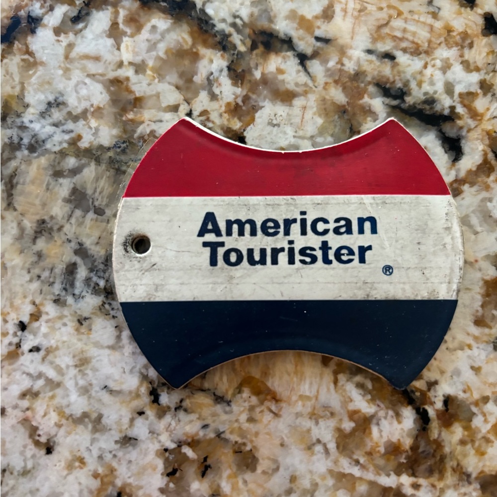Vintage American Tourister Luggage Tag